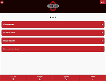 Tablet Screenshot of pizzacapri76.fr